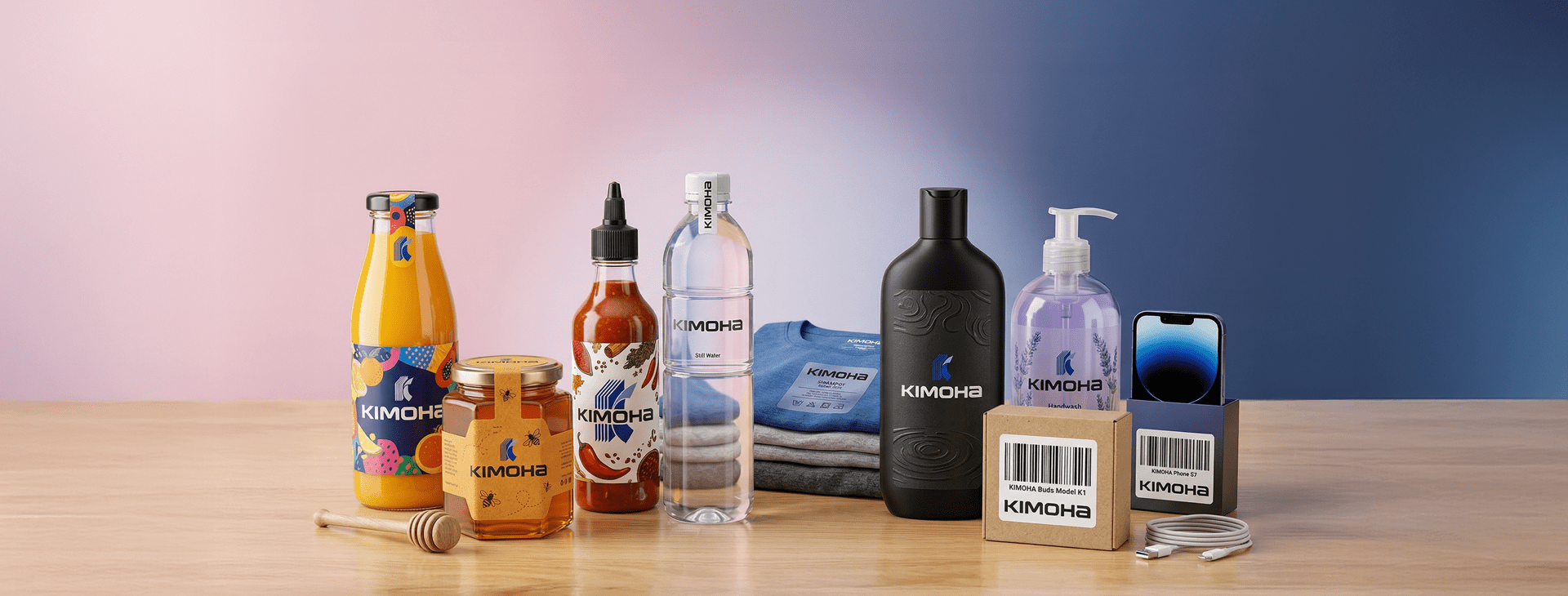 Kimoha Pressure Sensitive Labels