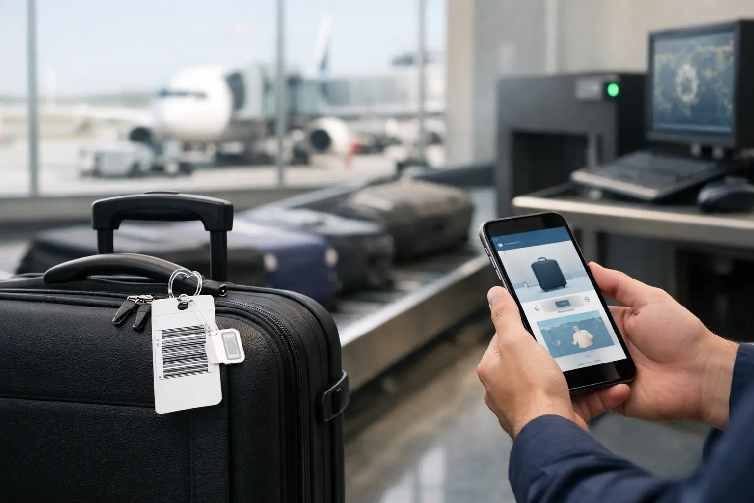 Aviation Baggage Tag Tracking Example