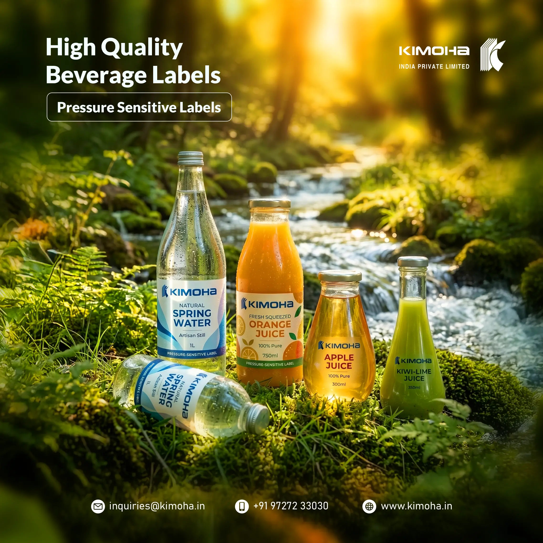 Pressure Sensitive Labels by Kimoha